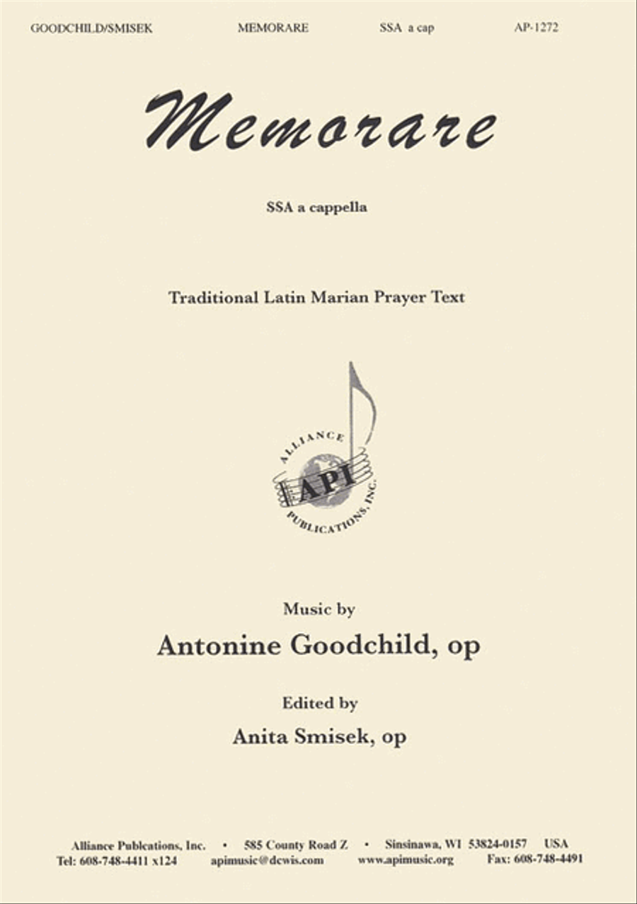 Memorare Memorare SSA scores gallery preview page 1