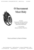 O Sacrament Most Holy - Holthaus - Pno Ed - Voc 1