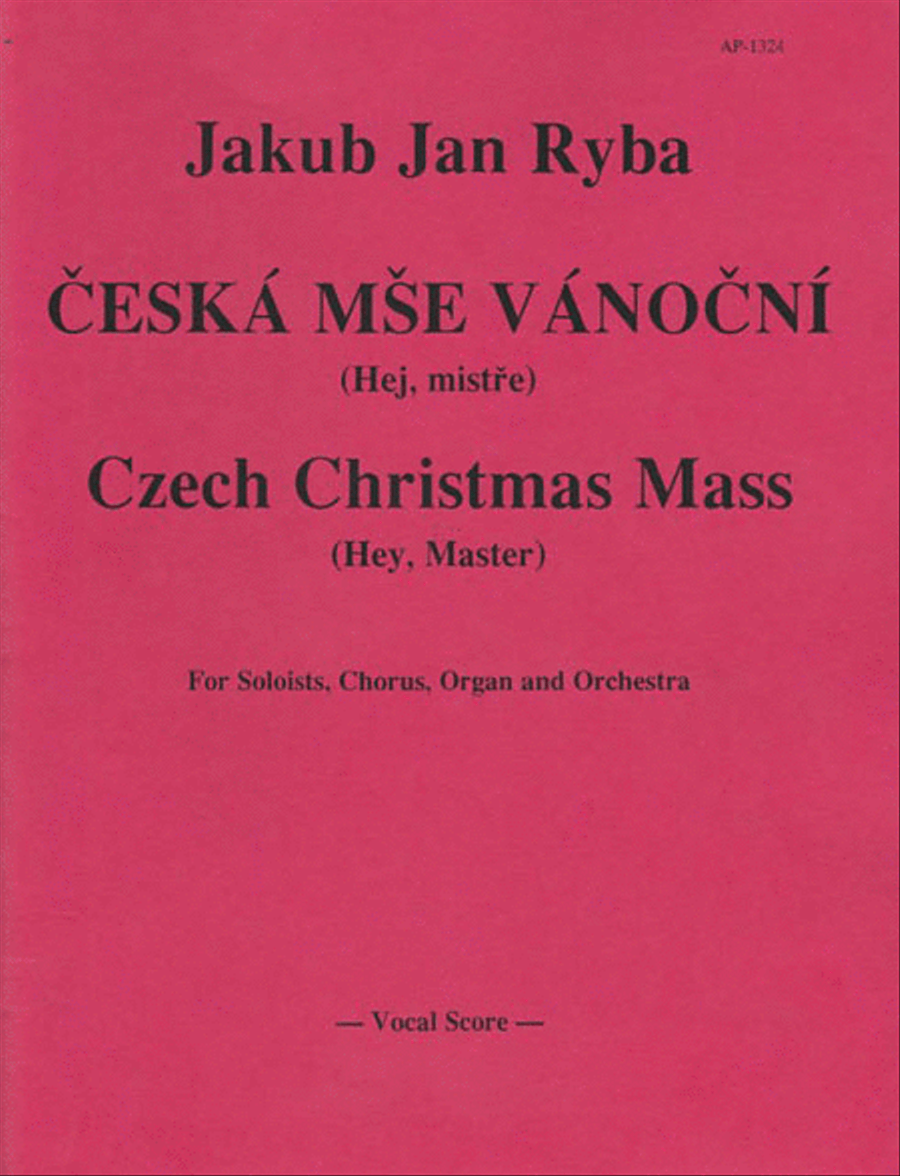 Czech Christmas Mass Czech Christmas Mass 4-Part scores gallery preview page 1