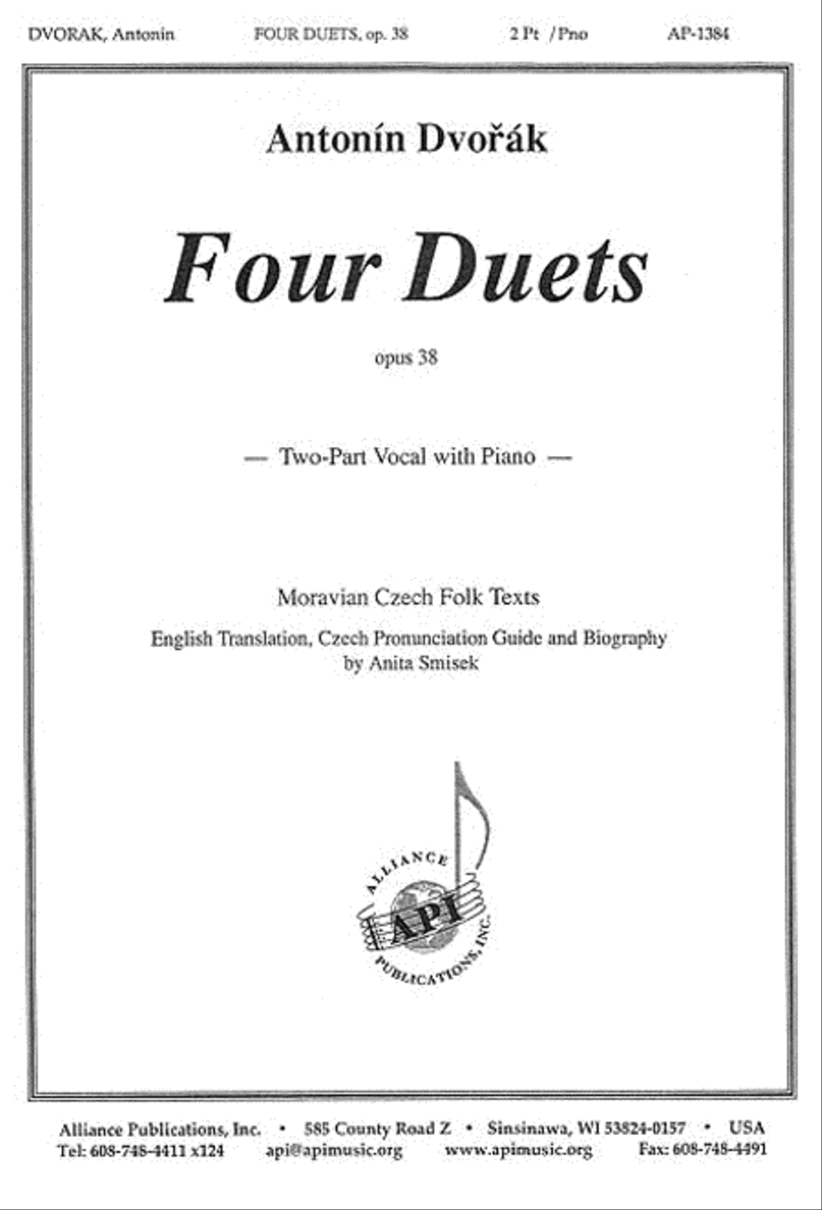 Four Duets Four Duets 2-Part scores gallery preview page 1