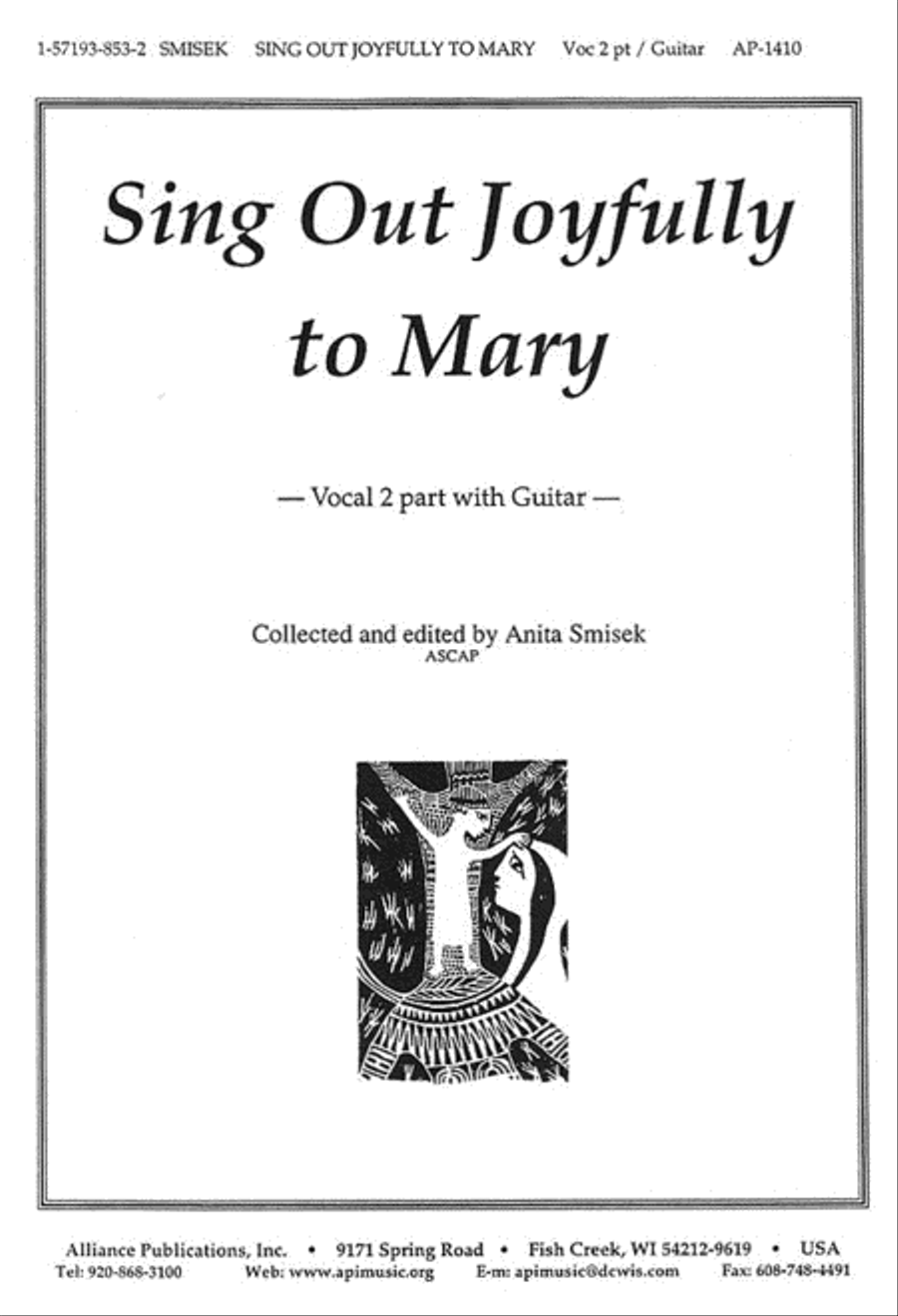 Sing Out Joyfully to Mary 2-Part scores gallery preview page 1