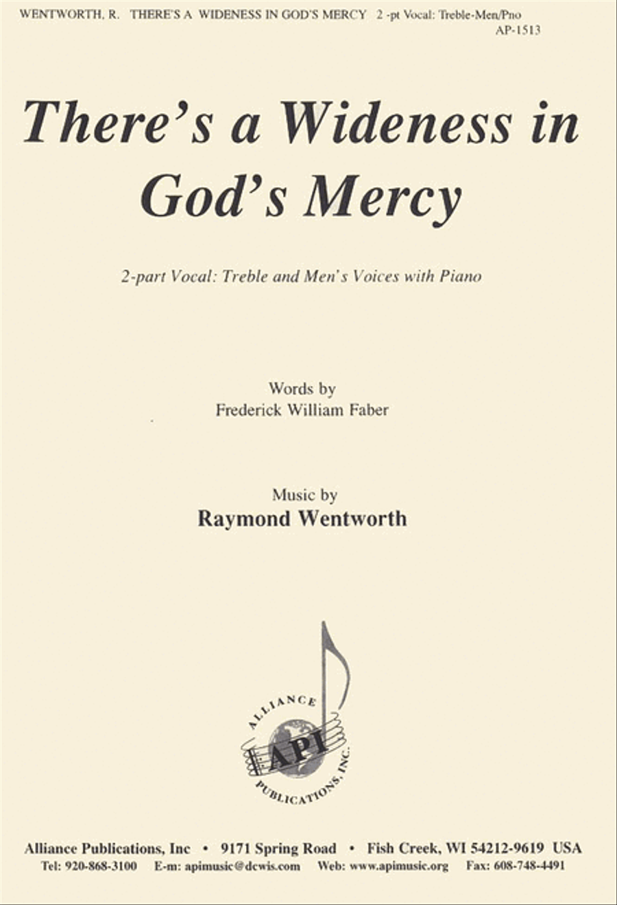 There's a Wideness in God's Mercy 2-Part scores gallery preview page 1