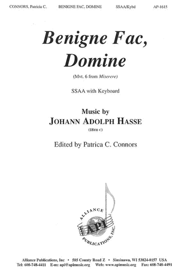 Benigne Fac, Domine