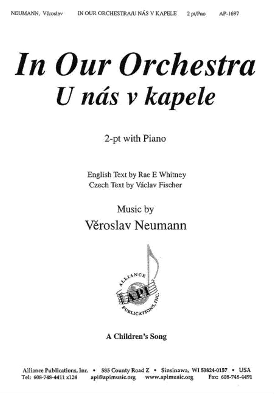 In Our Orchestra/U Nas V Kapele Choir scores gallery preview page 1