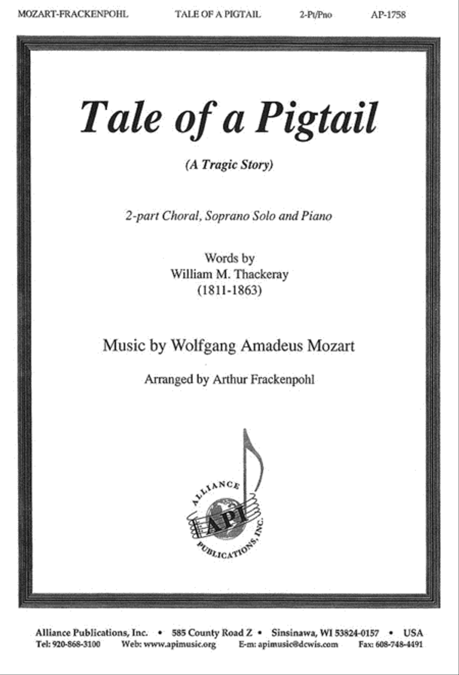 Tale of a Pigtail Tale of a Pigtail 2-Part scores gallery preview page 1