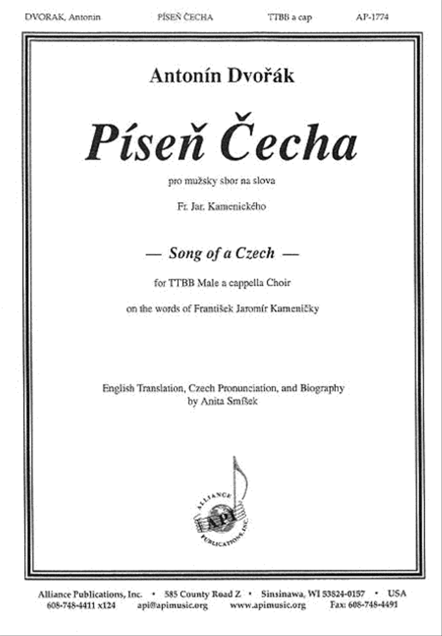 Pisen Cecha (Song of a Czech) TTBB scores gallery preview page 1
