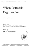 When Daffodils Begin to Appear