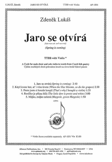 Jaro Se Otvírá (Spring Is Coming)