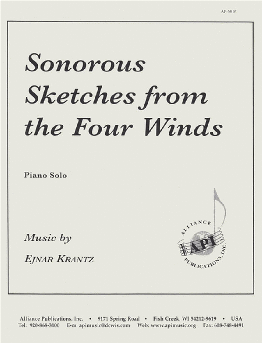 Sonorous Sketches from the Four Winds Choir scores gallery preview page 1