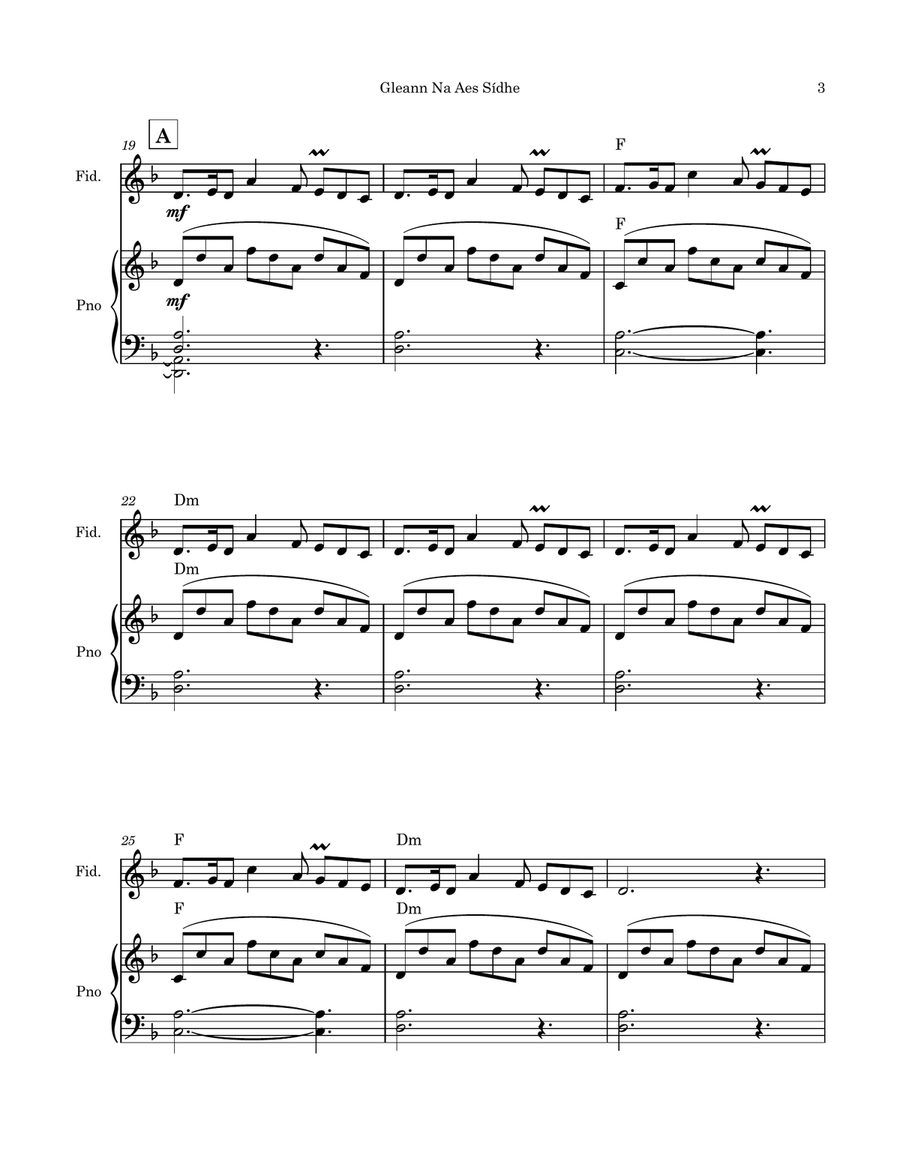 Gleann Na Aes Sídhe (Violin & Piano Version) Violin Solo scores gallery preview page 5