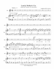 Lonely Mother Cry Lullaby for Alto and Piano