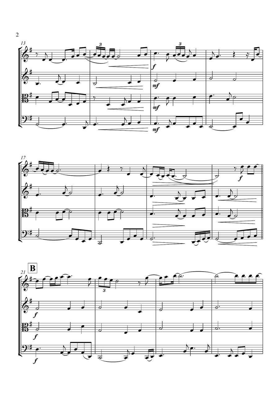 Songbird Songbird String Quartet scores gallery preview page 3