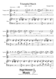 Triumphal March in B flat Major - Aida - Act II - For trumpet in Bb