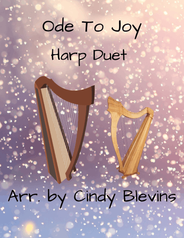 Ode to Joy, for Harp Duet