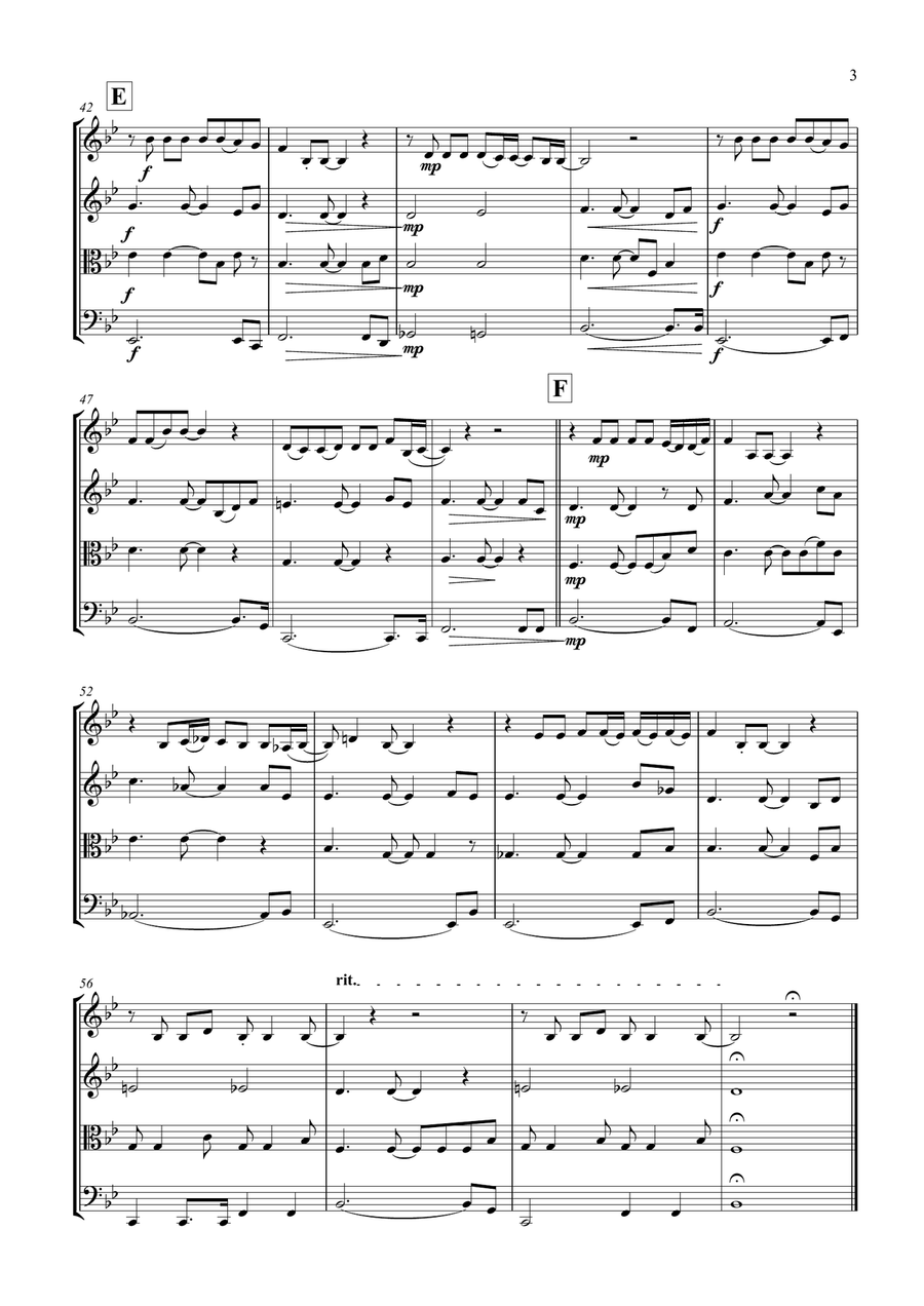 Make You Feel My Love Make You Feel My Love String Quartet scores gallery preview page 4