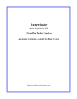 Interlude, from Op. 65
