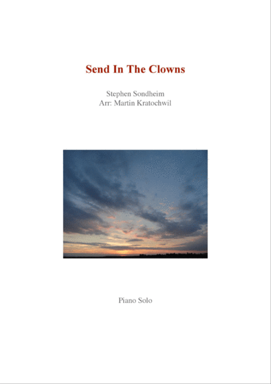 Send In The Clowns Piano Solo scores gallery preview page 1