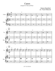 Canon - Pachelbel (Easy Violin & Piano Duet)