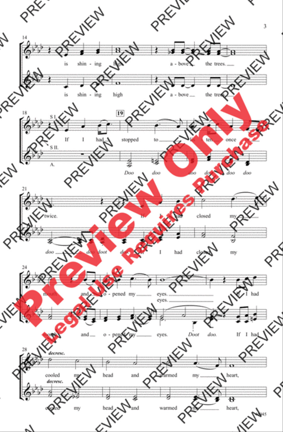 That Lonesome Road That Lonesome Road Women's Choir scores gallery preview page 3
