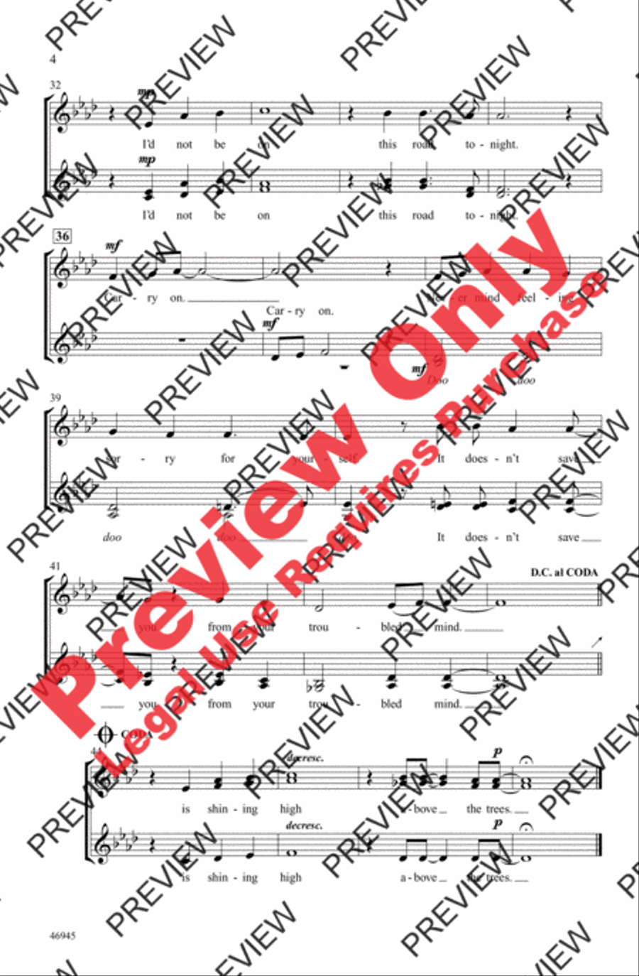 That Lonesome Road That Lonesome Road Women's Choir scores gallery preview page 4
