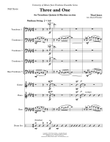 Three And One for Jazz Trombone Quintet and Rhythm Section