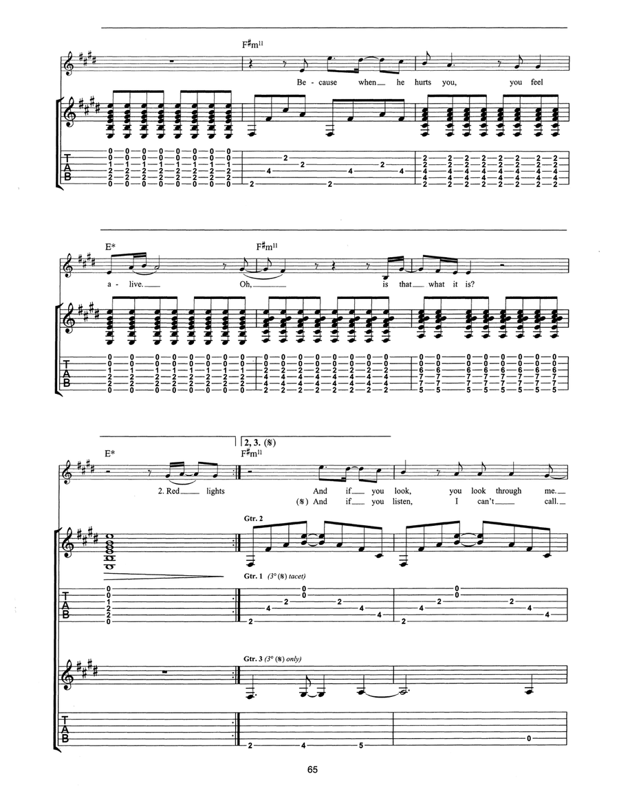 Stay (Faraway, So Close!) Acoustic Guitar scores gallery preview page 3