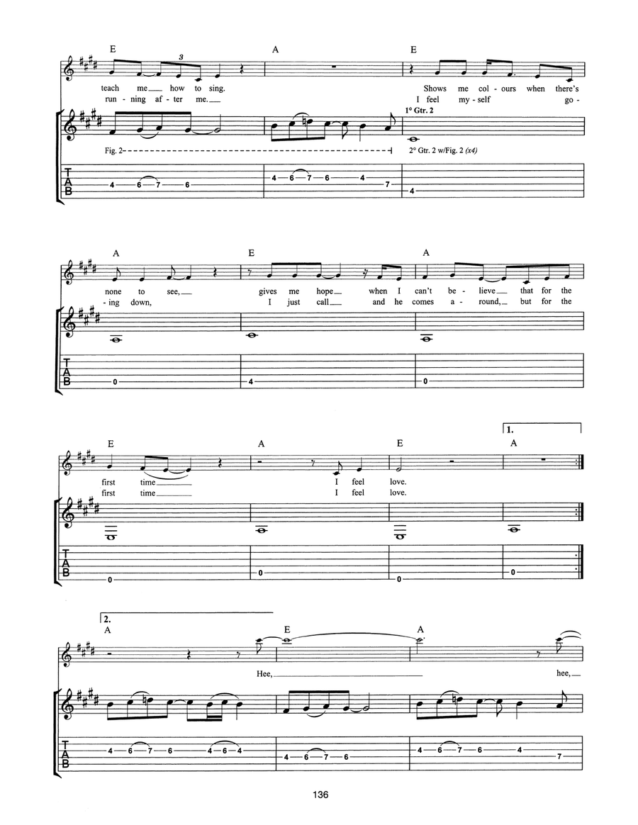 The First Time The First Time Acoustic Guitar scores gallery preview page 2