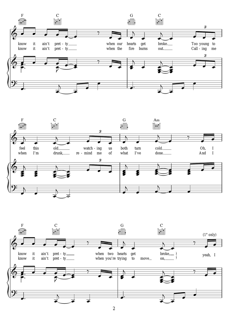 These Days (featuring Jess Glynne, Macklemore and Dan Caplen) Piano, Vocal scores gallery preview page 2