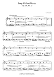 Song Without Words, Op. 183, No. 1