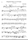 Brahms - Hungarian Dance n.6 in D major for Piano Quartet