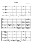 A 32 Measure Melody in String by Nikita Khryapin for String Quartet