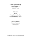 Easter Hymn Medley for Flute, Violin, and Guitar