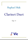 Clarinet Duet, op. 11