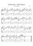 Calon Lân - Solo Guitar