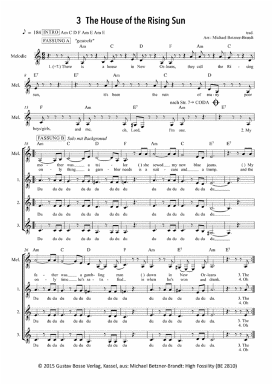High Fossility Mixed Choir scores gallery preview page 2