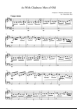 As With Gladness Men of Old (piano solo)