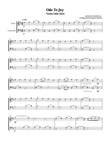 Beethoven's Ode To Joy Violin Cello Duet