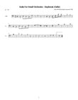 Suite for Small Orchestra - Daybreak (Cello Part)