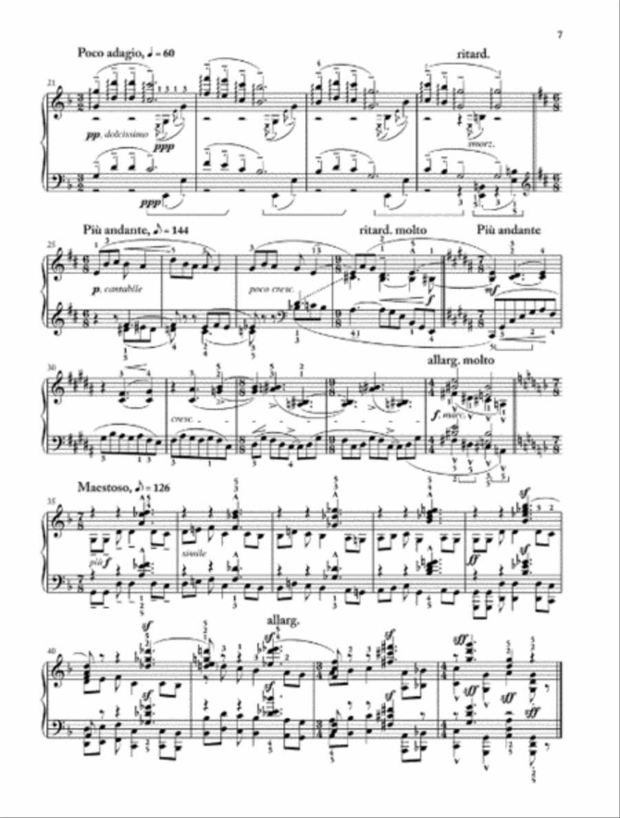 15 Hungarian Peasant Songs Piano Solo scores gallery preview page 3