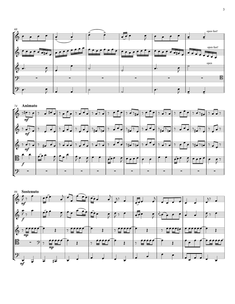 Russian Sailors’ Dance Quintet for Brass Quintet Russian Sailors’ Dance Quintet for Brass Quintet Brass Quintet scores gallery preview page 3