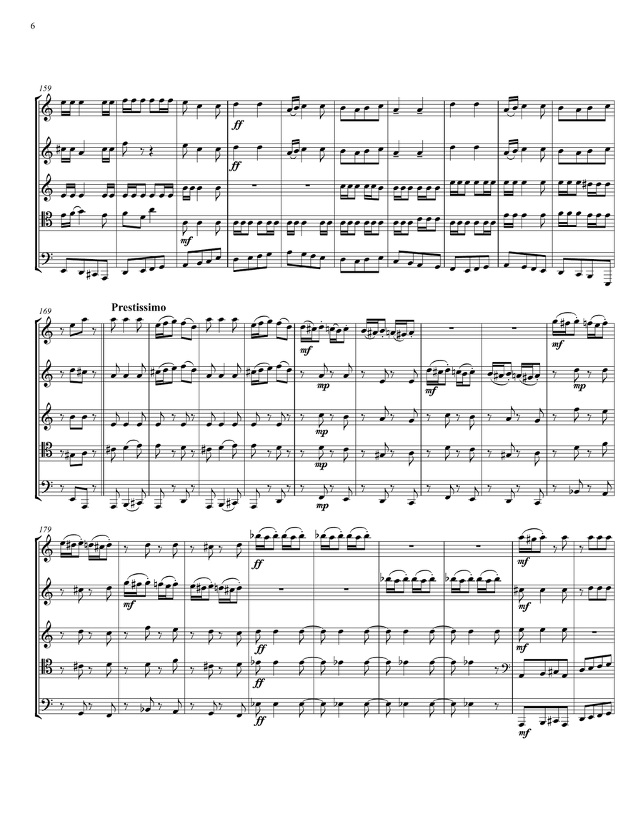 Russian Sailors’ Dance Quintet for Brass Quintet Russian Sailors’ Dance Quintet for Brass Quintet Brass Quintet scores gallery preview page 6