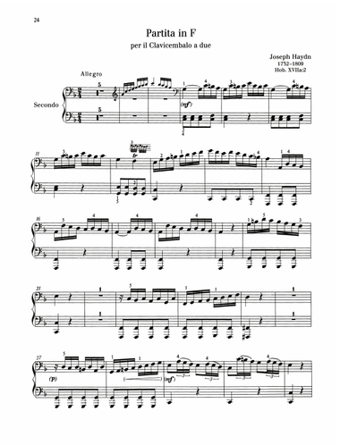 Partita F major