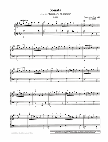 Sonata E minor