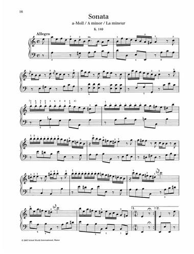 Sonata A minor
