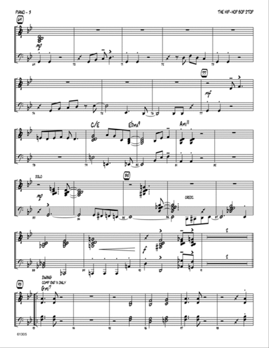 The Hip-Hop Bop Stop - Piano Piano scores gallery preview page 3