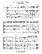 The Cabinet of Dr. Caligari (for Flute Quartet) Flute Quartet scores gallery preview page 3