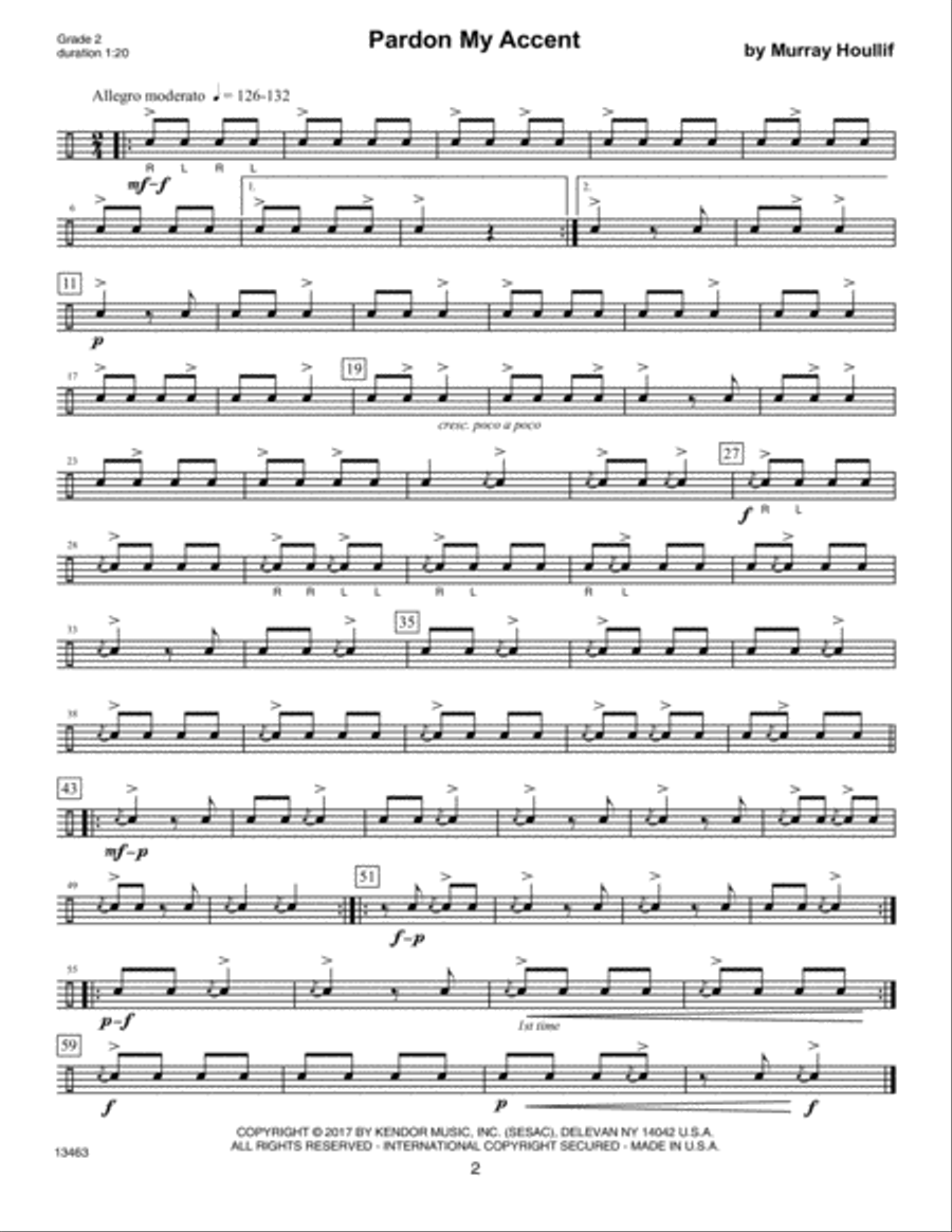 The Solo Snare Drummer 8 Grade 2 3 Pieces Snare Drum Digital Sheet Music Sheet Music Plus