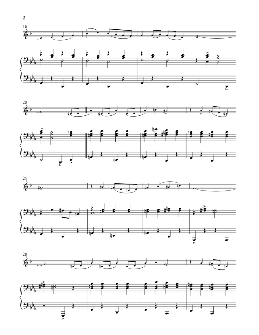 Sleigh Ride Sleigh Ride Trumpet Solo scores gallery preview page 2