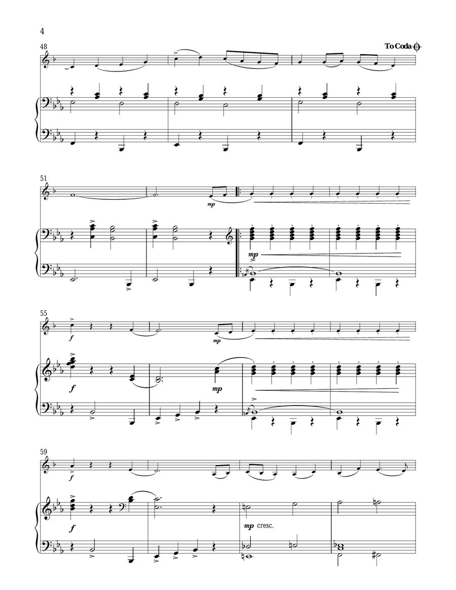 Sleigh Ride Sleigh Ride Trumpet Solo scores gallery preview page 4