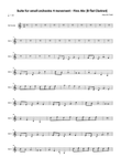 Suite for small Orchestra - Fine Ale (B flat clarinet)